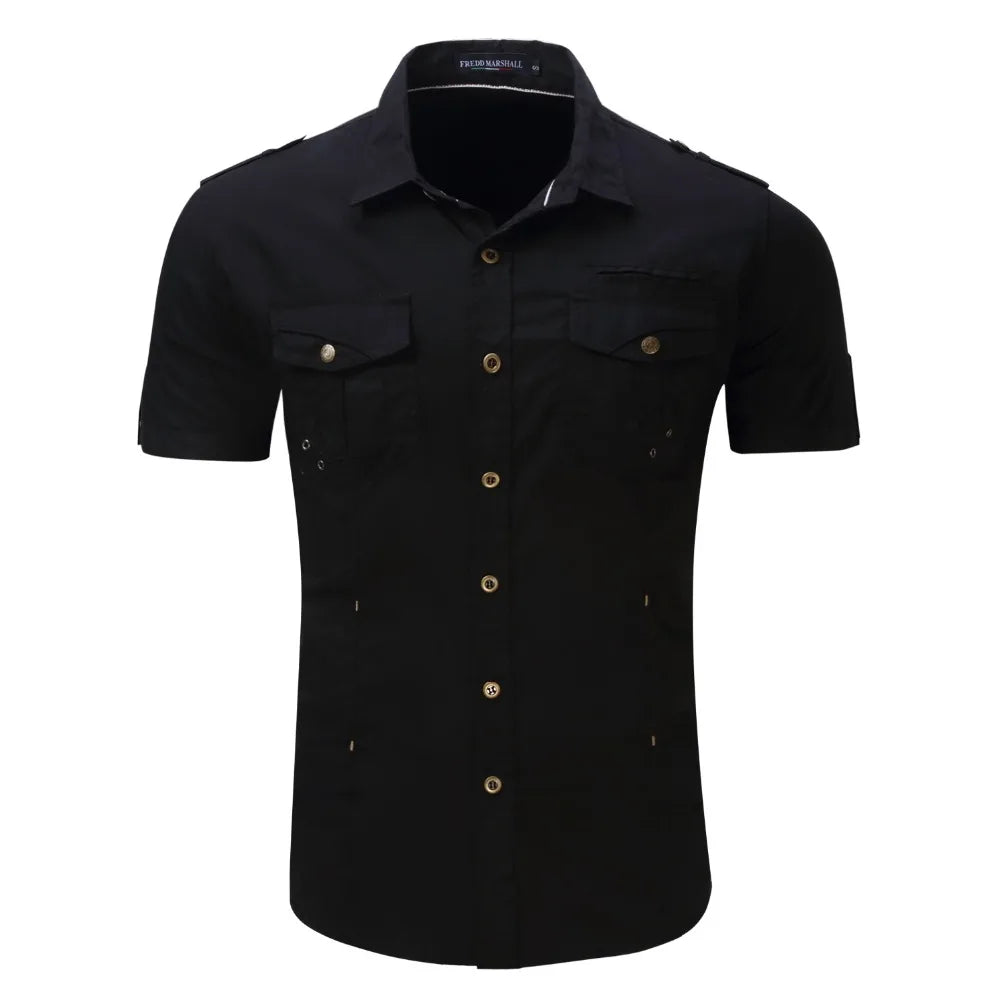 Short-Sleeve Cargo Shirt