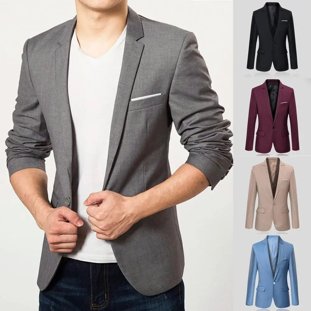 Lapel Suit Blazer