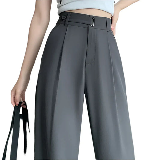 High-Waist Suit Pants