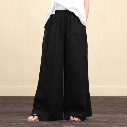 Wide Leg Linen Pants