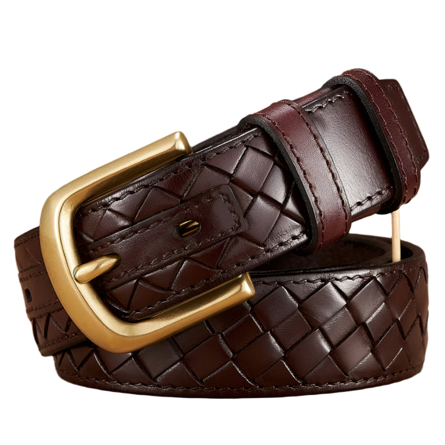 Luxury Braided Leather Belt