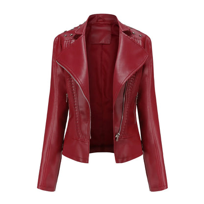 Rivet Leather Jacket