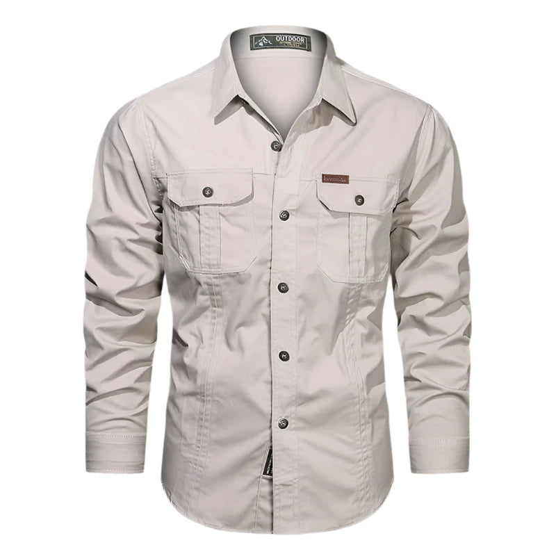 Long-Sleeve Cargo Shirt