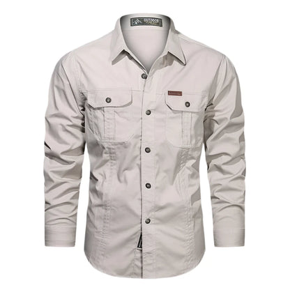 Long-Sleeve Cargo Shirt