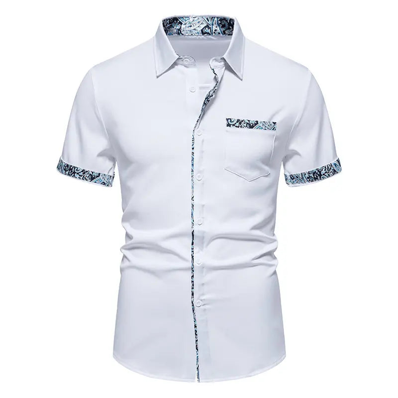 Solid Short-Sleeve Shirt