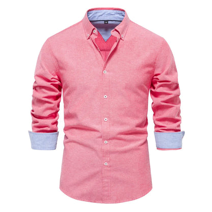 Long-Sleeve Oxford Shirt