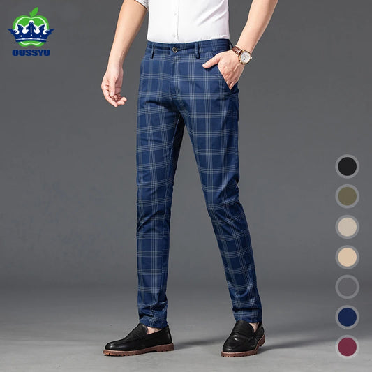 Plaid Business Pants