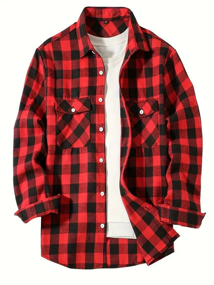 Plaid Buttoned Flannel