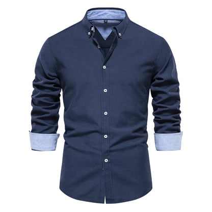 Long-Sleeve Oxford Shirt