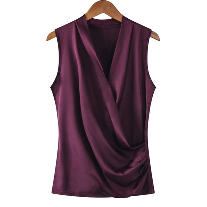 Sleeveless V-Neck Vest