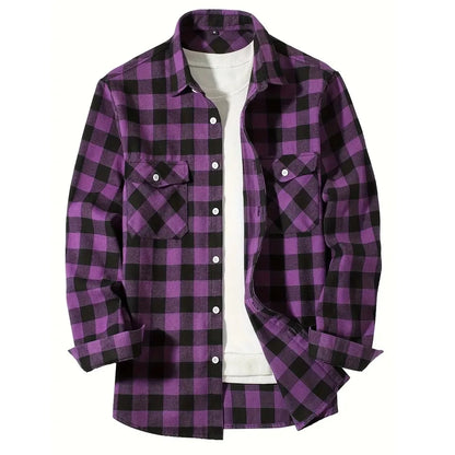 Plaid Buttoned Flannel