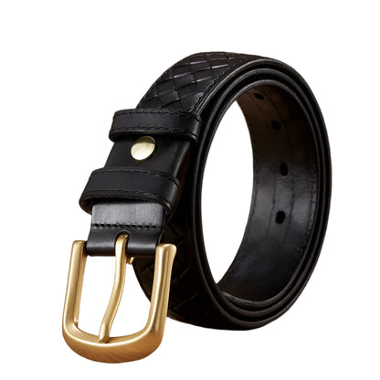 Luxury Braided Leather Belt