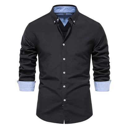 Long-Sleeve Oxford Shirt