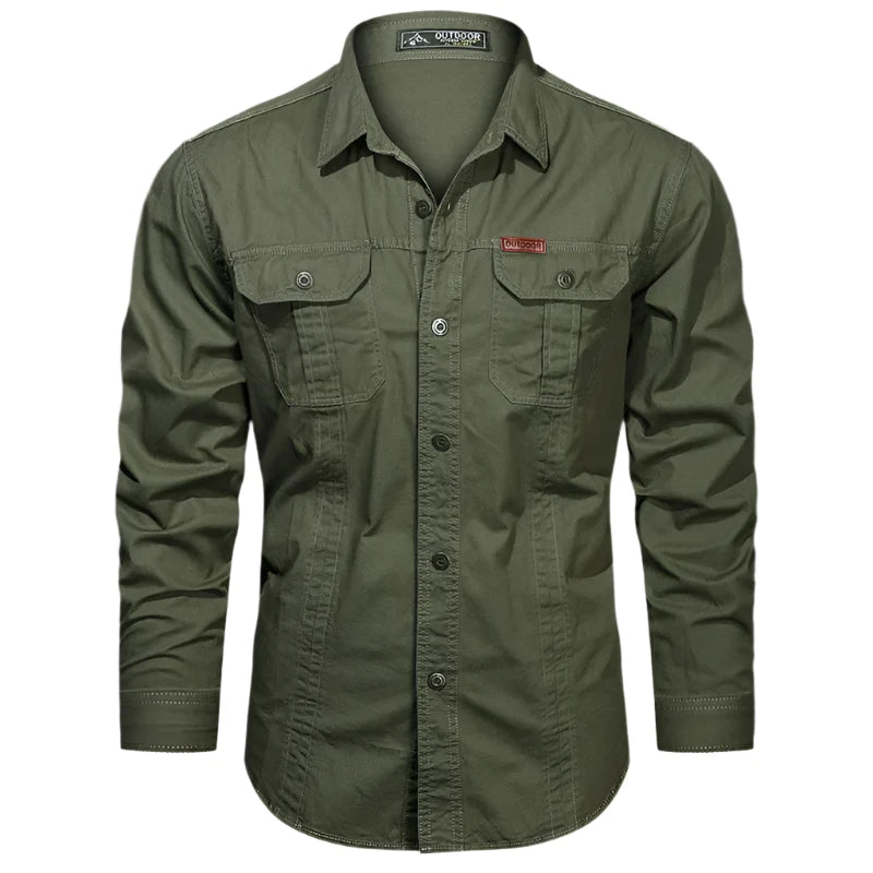 Long-Sleeve Cargo Shirt