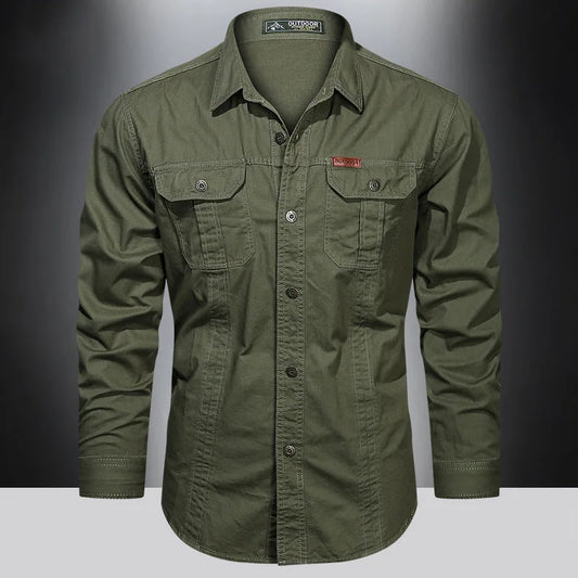 Long-Sleeve Cargo Shirt