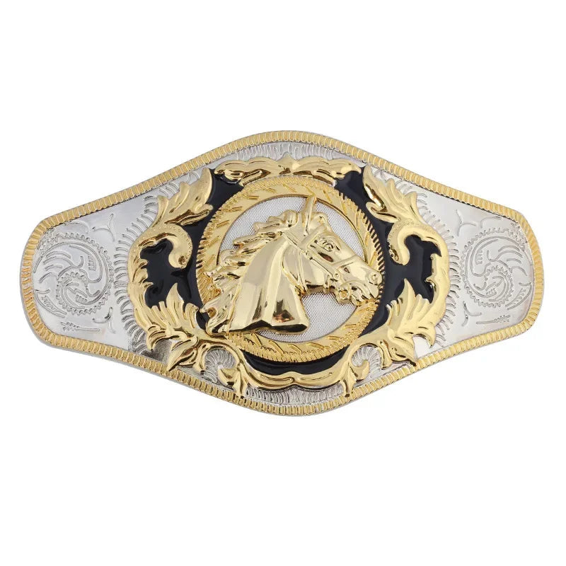 Golden Horse Belt Buckle