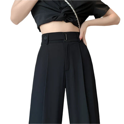 High-Waist Suit Pants