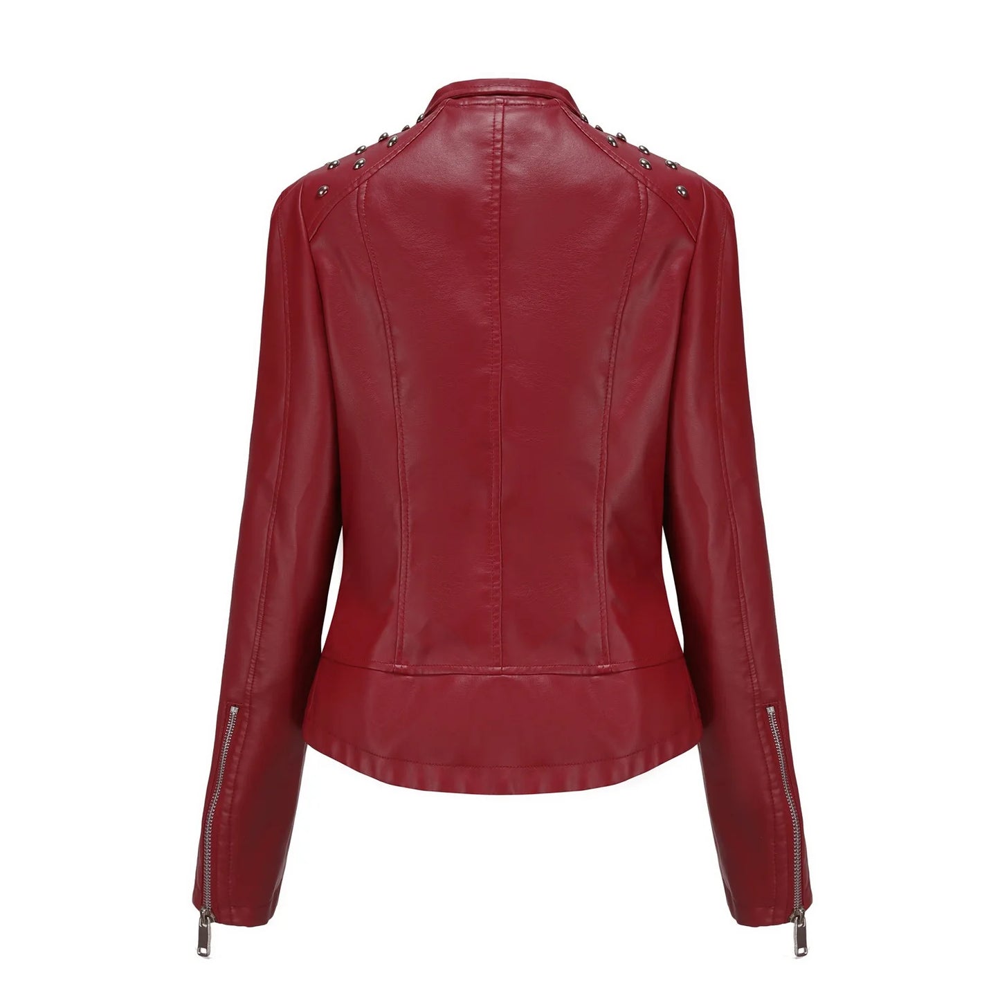 Rivet Leather Jacket