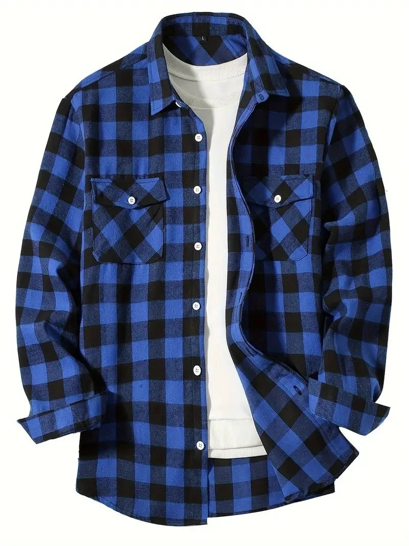 Plaid Buttoned Flannel