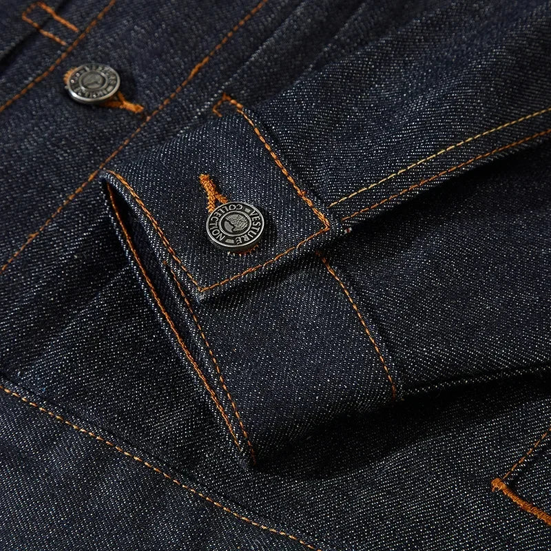 Lapel Denim Jacket