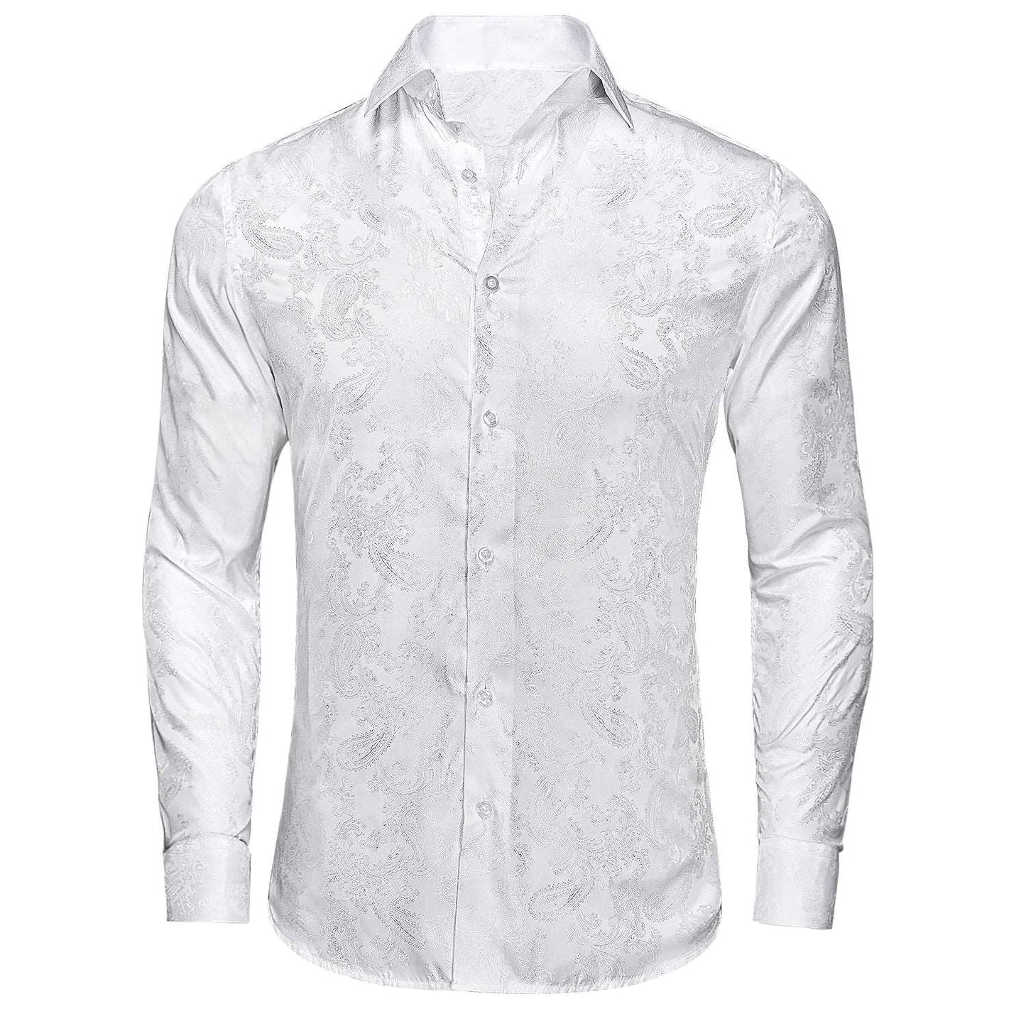 Long-Sleeve Paisley Shirt