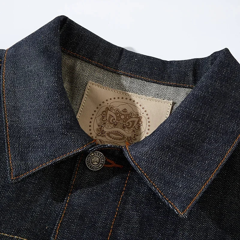 Lapel Denim Jacket