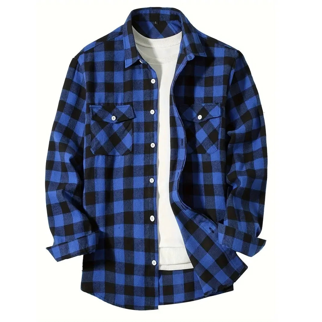 Plaid Buttoned Flannel