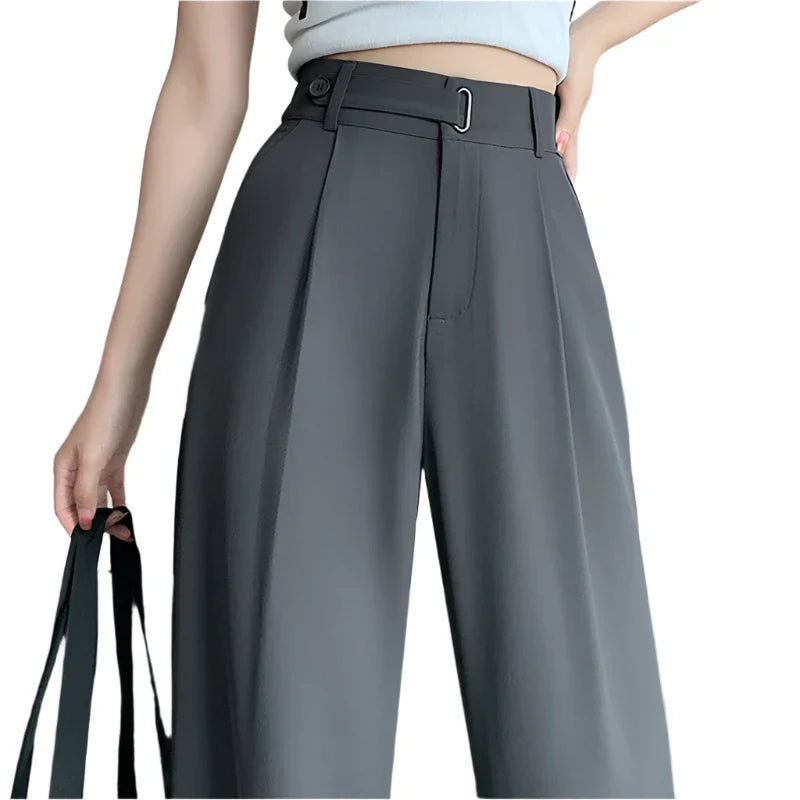 High-Waist Suit Pants