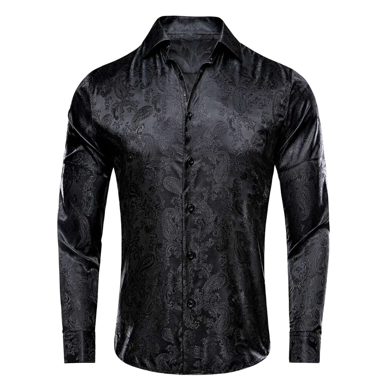 Long-Sleeve Paisley Shirt