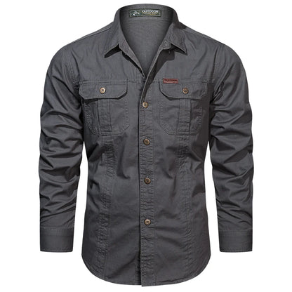 Long-Sleeve Cargo Shirt