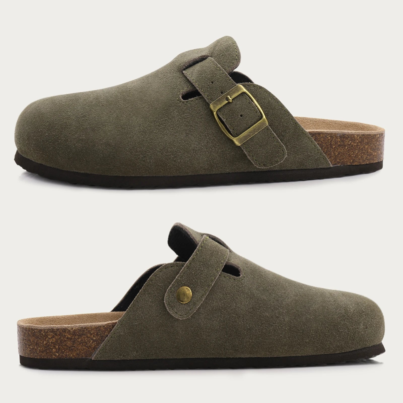 Suede Ankle Shoes