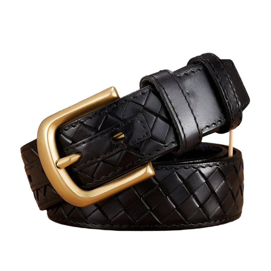 Luxury Braided Leather Belt