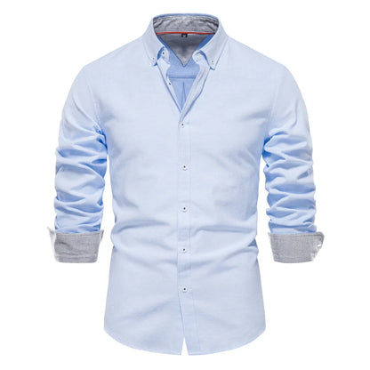 Long-Sleeve Oxford Shirt