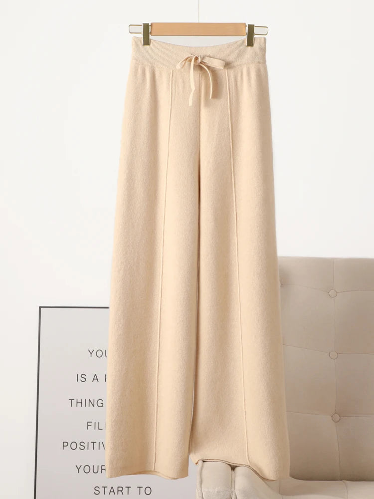 Merino Wool Knitted Pants