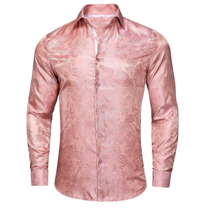 Long-Sleeve Paisley Shirt