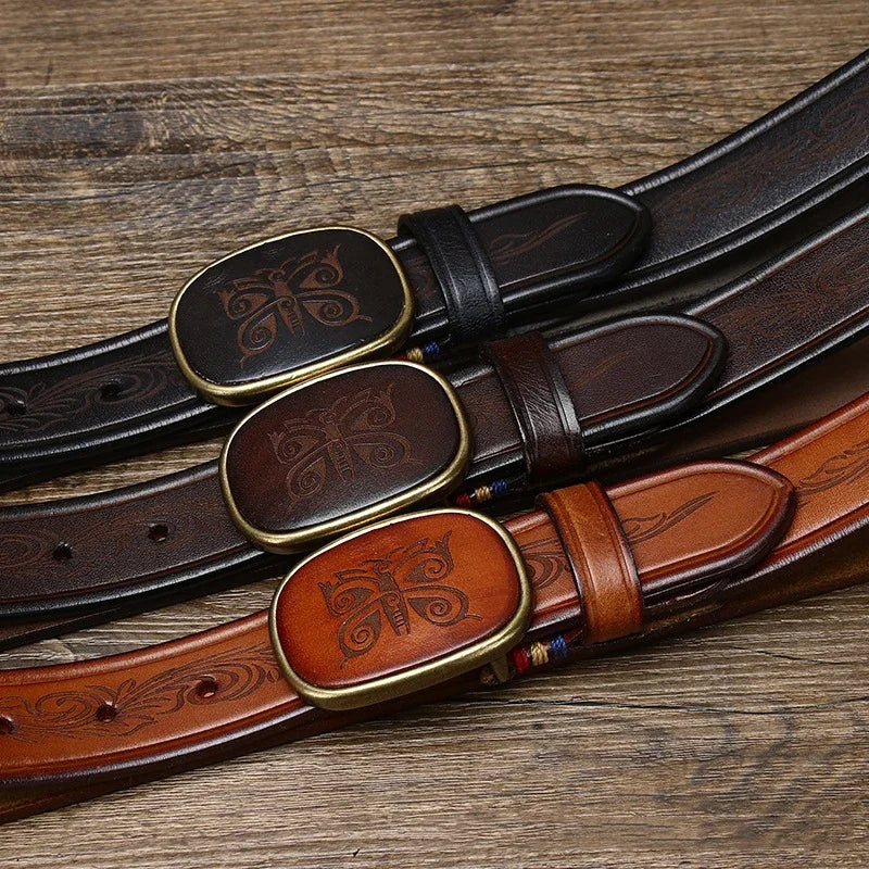 Cowhide Leather Belt