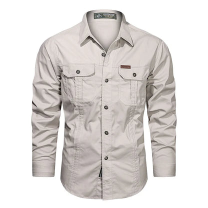 Long-Sleeve Cargo Shirt