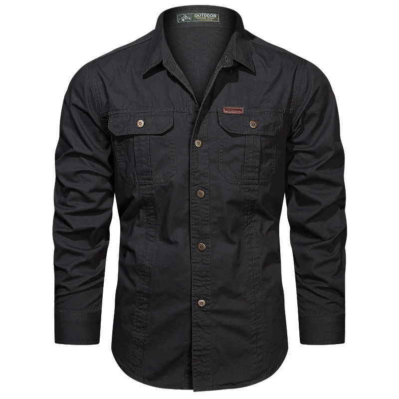 Long-Sleeve Cargo Shirt