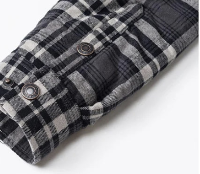 Flannel Hooded Jacket