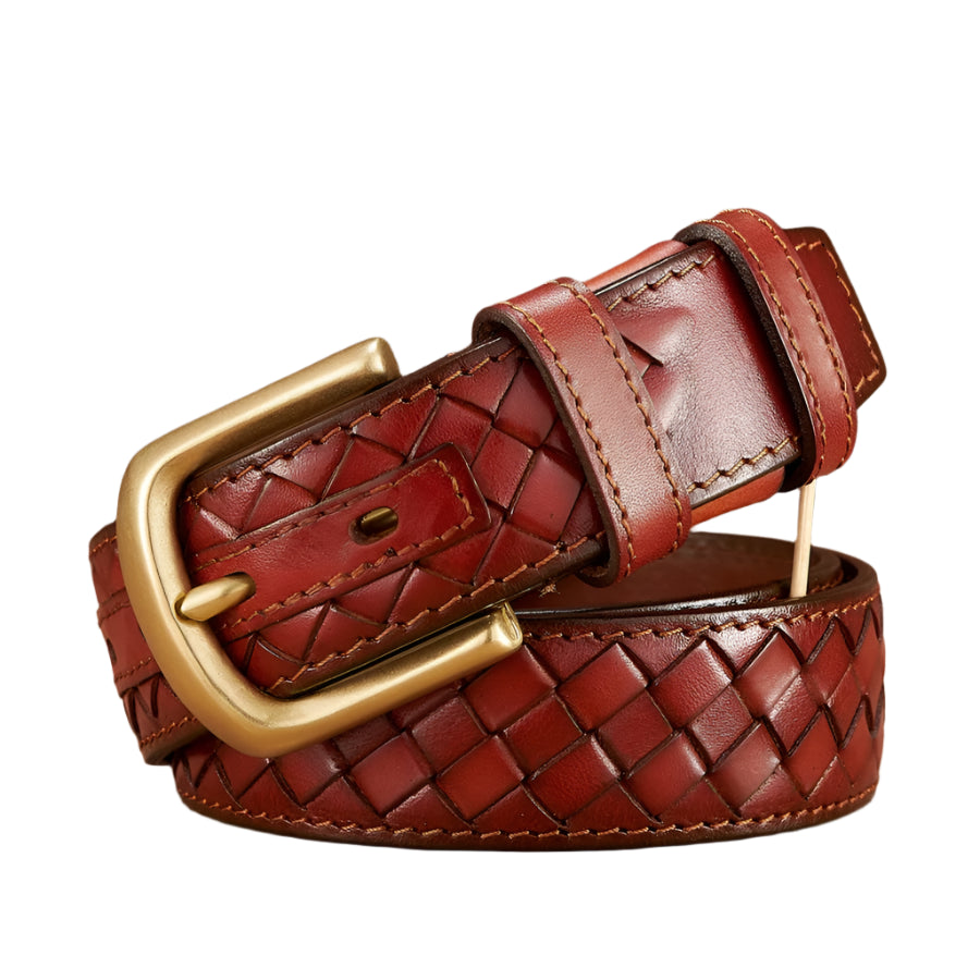 Luxury Braided Leather Belt