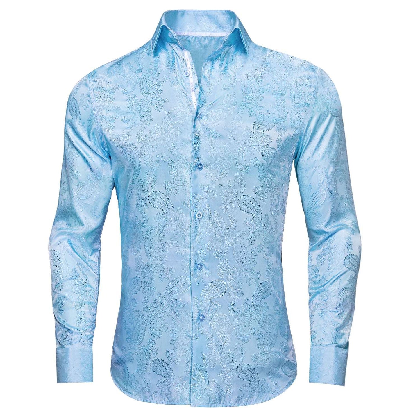 Long-Sleeve Paisley Shirt