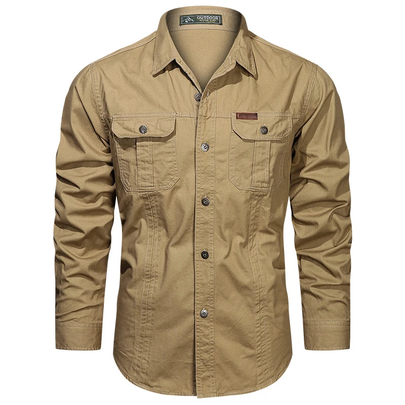 Long-Sleeve Cargo Shirt