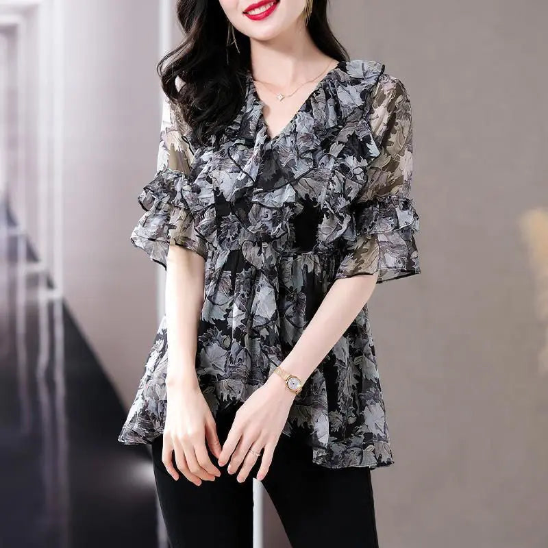 Chic Chiffon Blouse