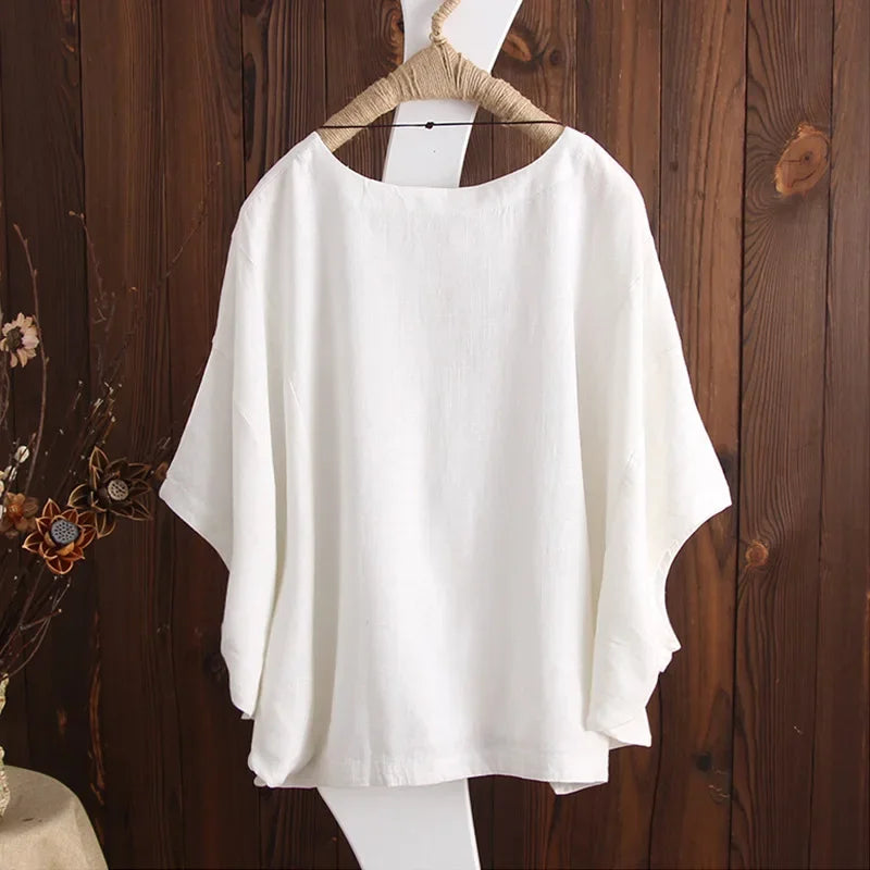 Cotton Linen Blouse