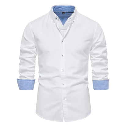 Long-Sleeve Oxford Shirt