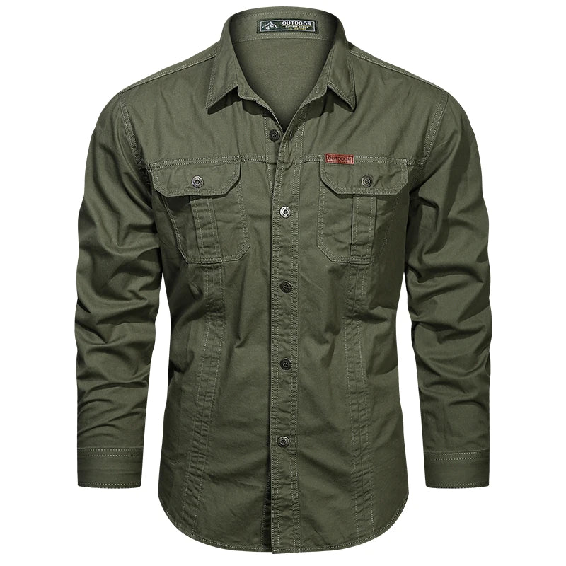 Long-Sleeve Cargo Shirt