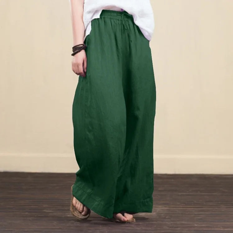 Wide Leg Linen Pants