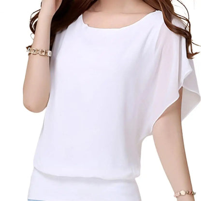 Solid Chiffon Blouse