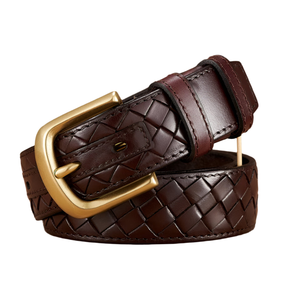 Luxury Braided Leather Belt