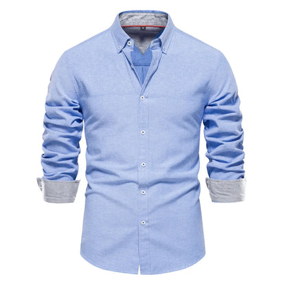 Long-Sleeve Oxford Shirt